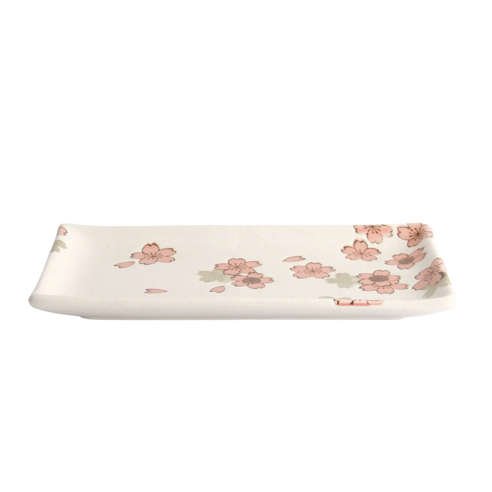Tokyo Design Studio  Sakura tallerken, hvid - L22.5 cm