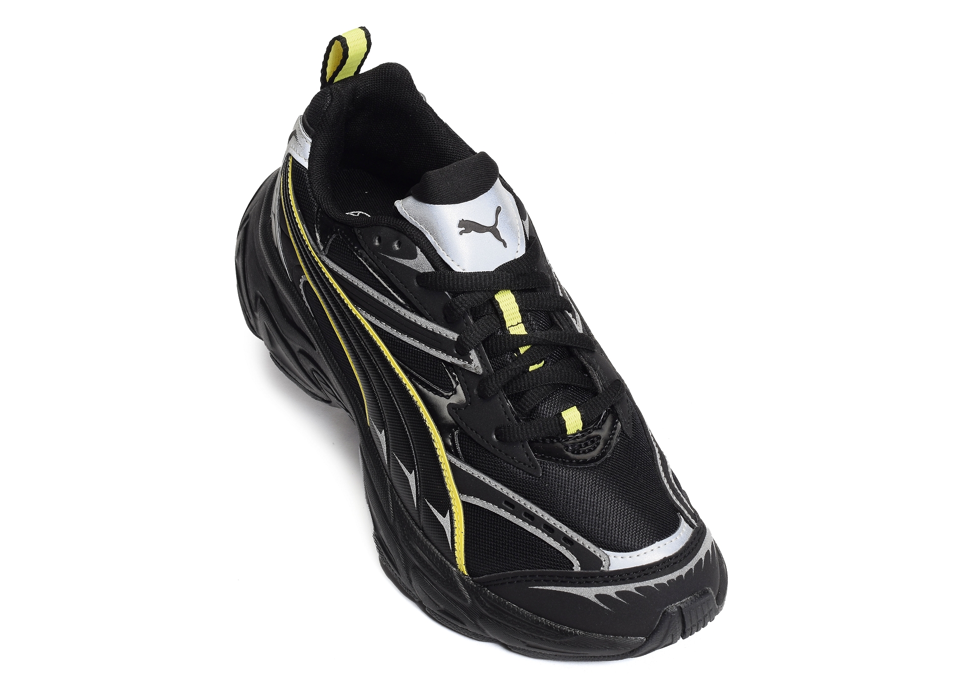 Morphic reflective noir jaune