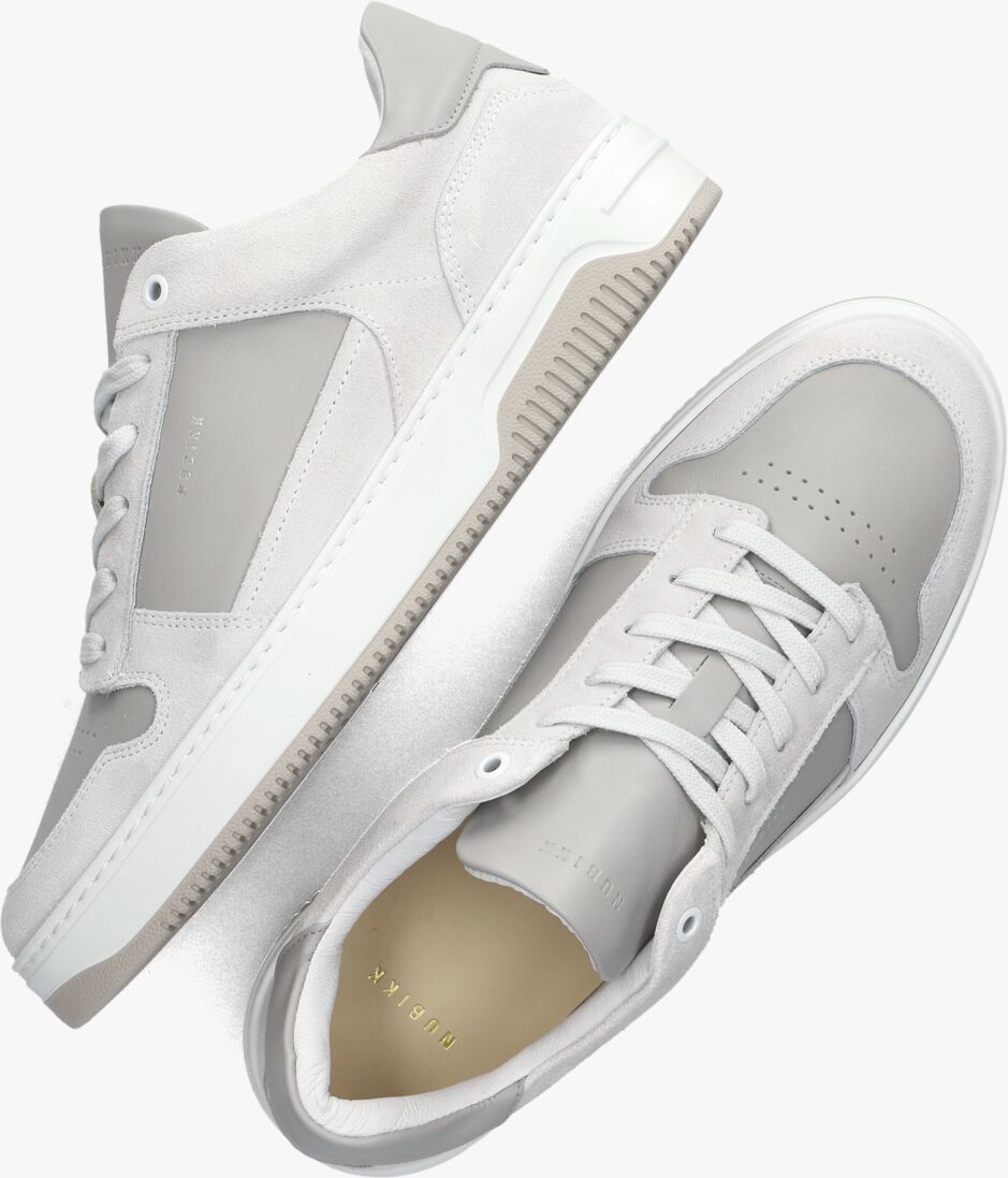 NUBIKK grijze nubikk lage sneakers basket court heren
