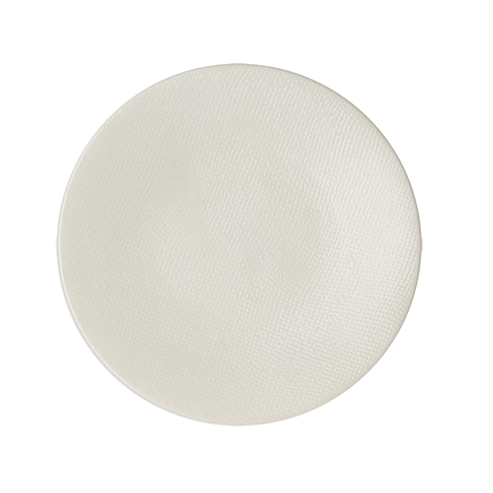 Assiette de présentation Vésuvio blanc 31 cm Table passion