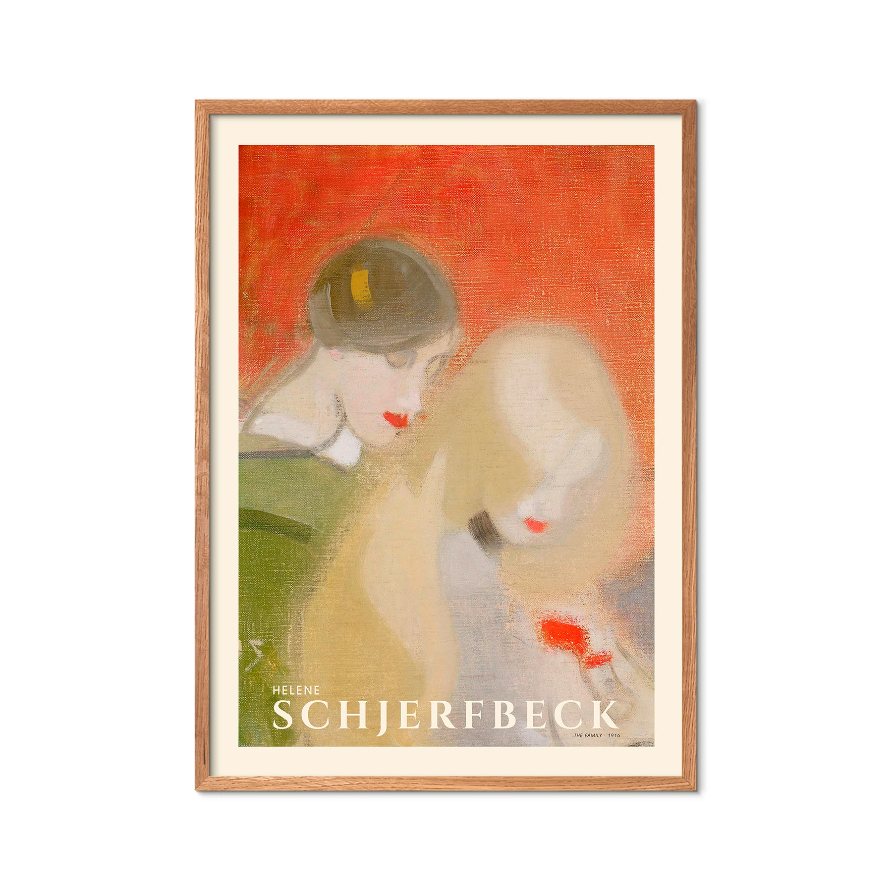 Poster & Frame  PSTR Studio x Helene Schjerfbeck The family plakat