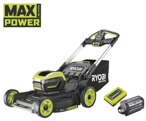 Cordless lawn mower RYOBI ONE  RY36LMXSP53A-160, 36 V, 6.0 Ah, 53 cm, 60 l, self-propelled