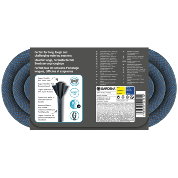 Gardena tuinslang textiel 15m Liano™ Xtreme (incl. sproeikop, koppelingen en kraanstuk)