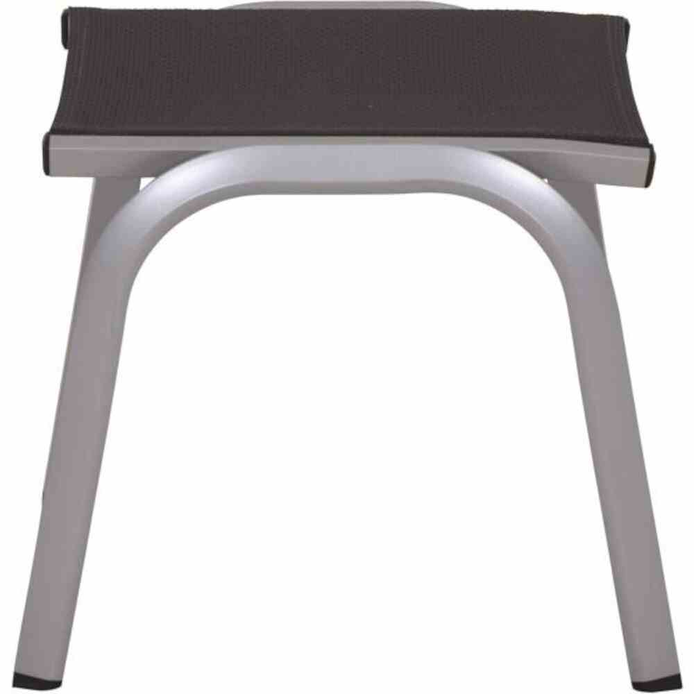 Hocker TESORO - anthrazit-silber