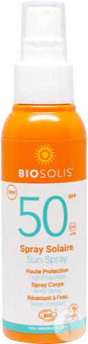 Biosolis Spray Solaire IP50 Corps Flacon 100ml
