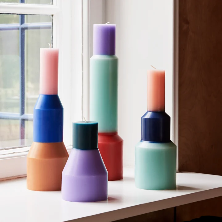 HAY - Pillar Kerze, rot, XL