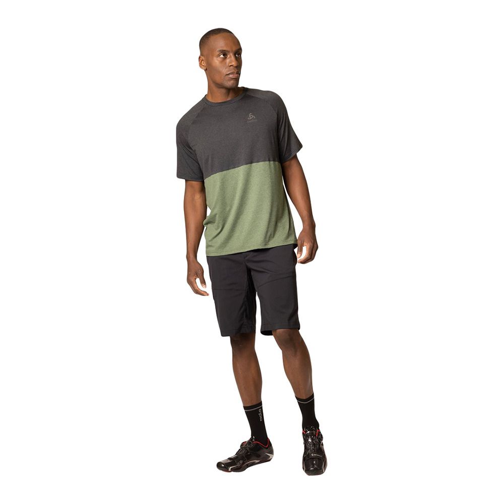 Odlo RIDE 365 - Maillot Homme loden frost melange/black melange