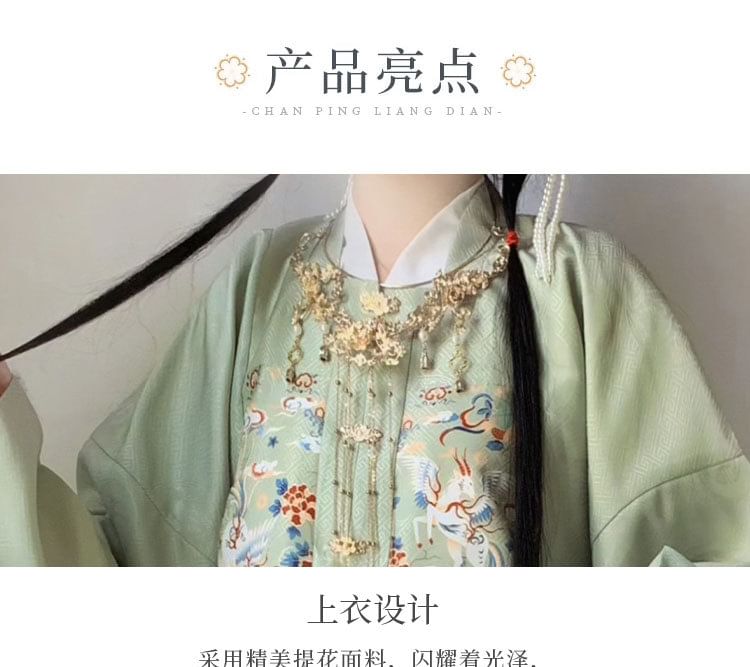 Francoix - Bloemen Hanfu Kostuumset