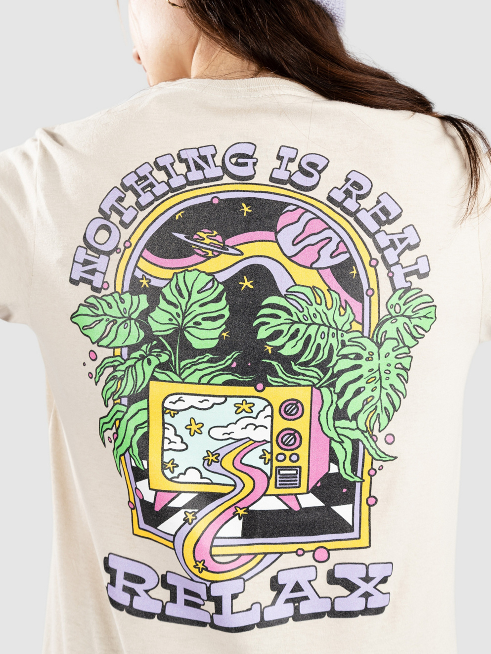 A.LAB Nothing Is Real T-Shirt natural