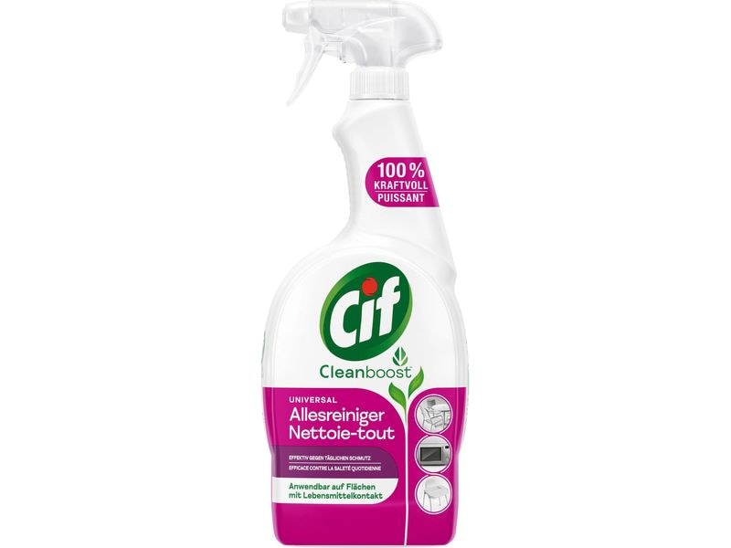 CIF Allzweckreiniger Allesreiniger Universal Spray 750 ml Universeller Reinigungsspray für alle abwaschbaren Oberflächen
