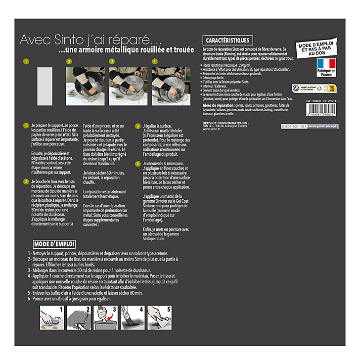 Fibre de verre tissée Sinto Rowing 0.5 m²
