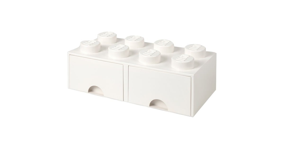 Room CopenhagenLEGO Brick Drawer 8 Wit opbergdoos  (Wit)