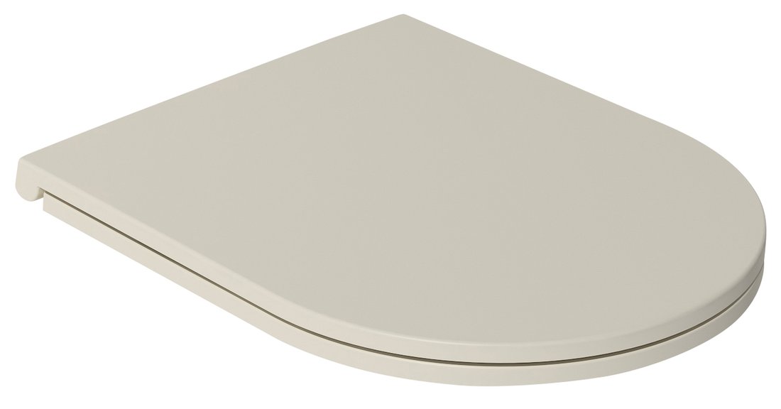 Isvea Infinity toiletzitting softclose ivoor voor staand toilet