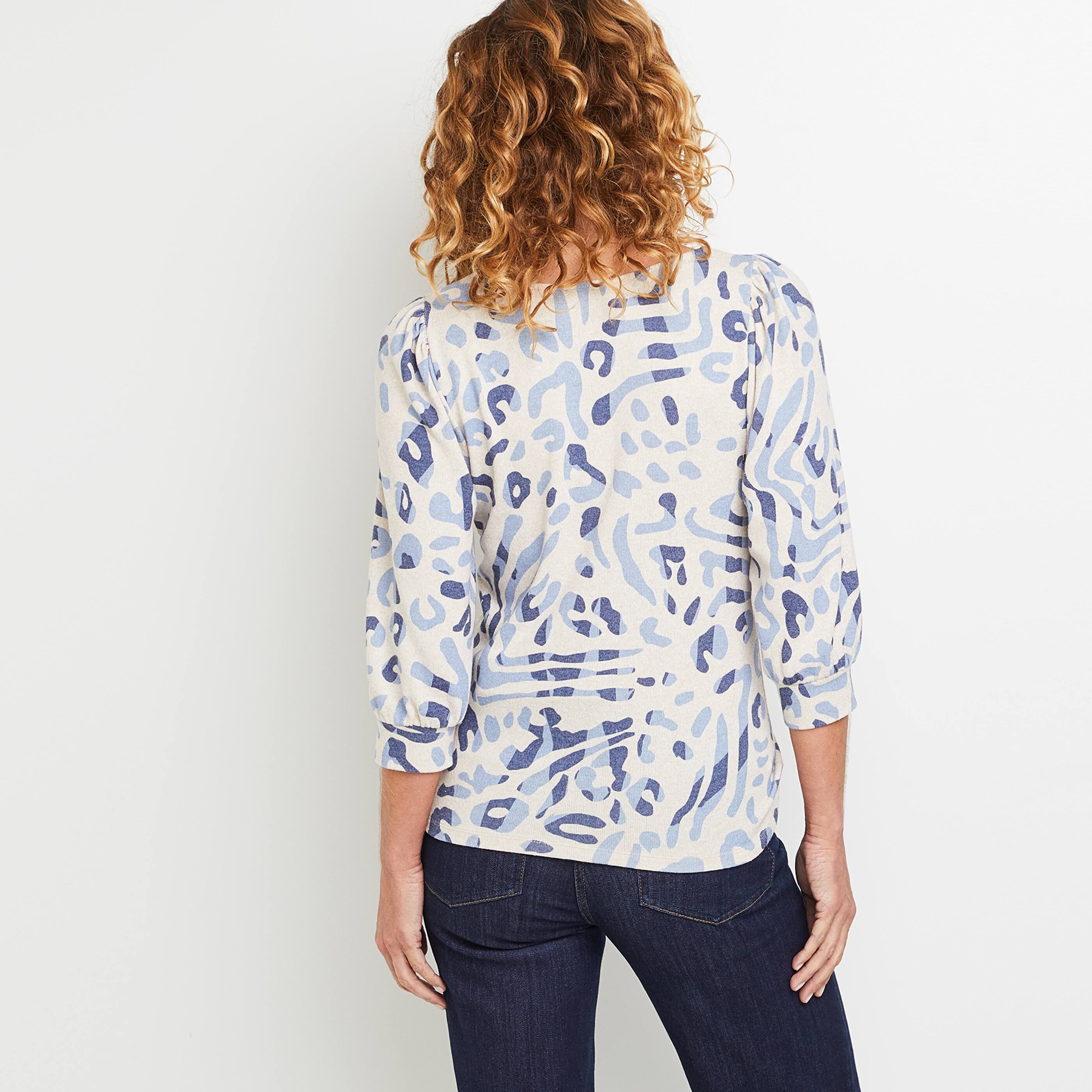 T-shirt imprimé femme - BEIGE