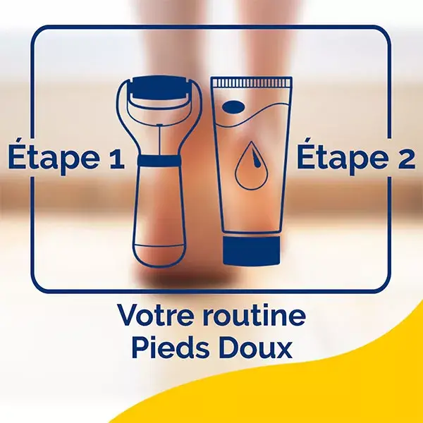 Lixa elétrica para pés Scholl Velvet Smooth 2 em 1: Esfolia e suaviza