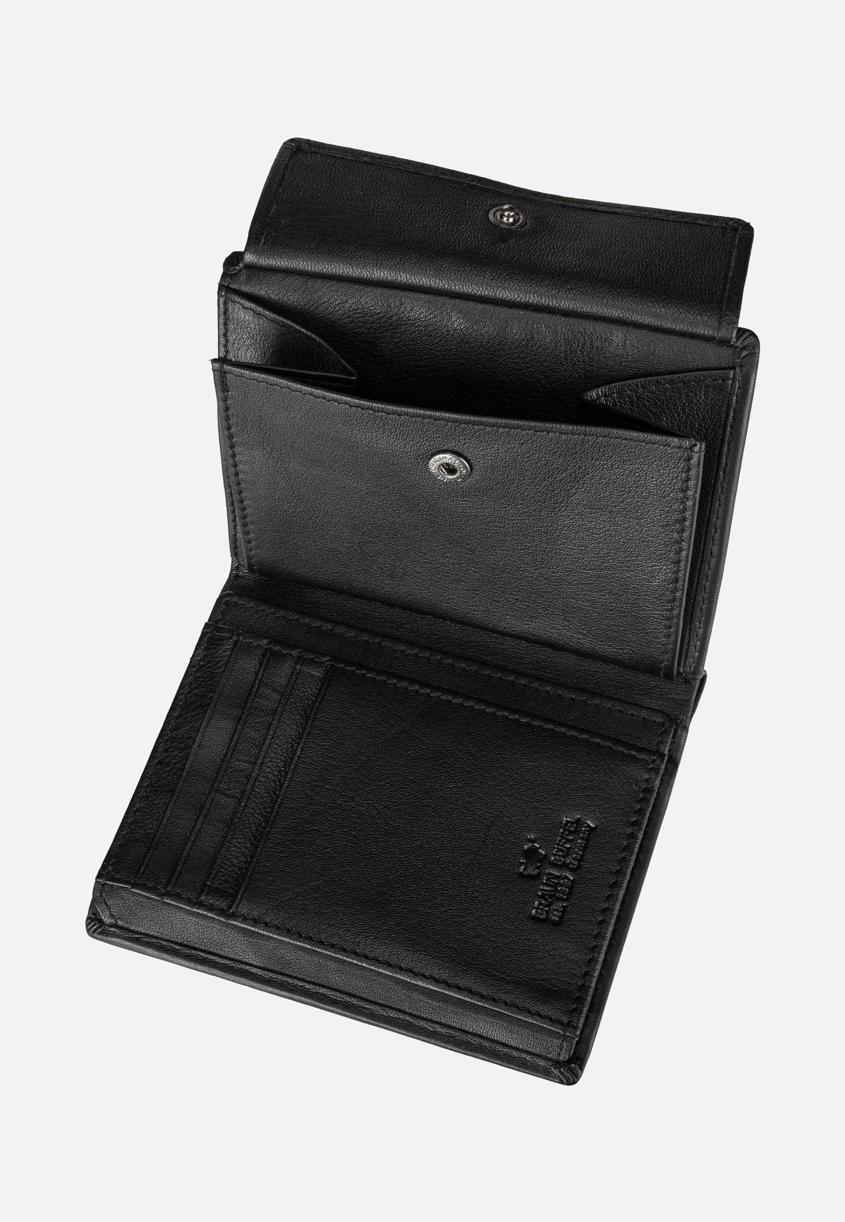 Hannes H North Coin Wallet 8Cs Schwarz - Portemonnaie