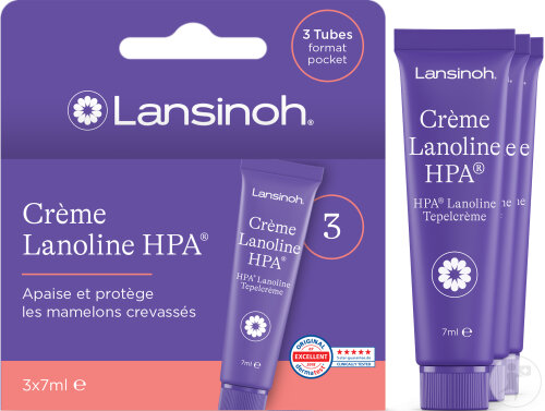 Lansinoh Crème Lanoline HPA Sachets 3x7ml