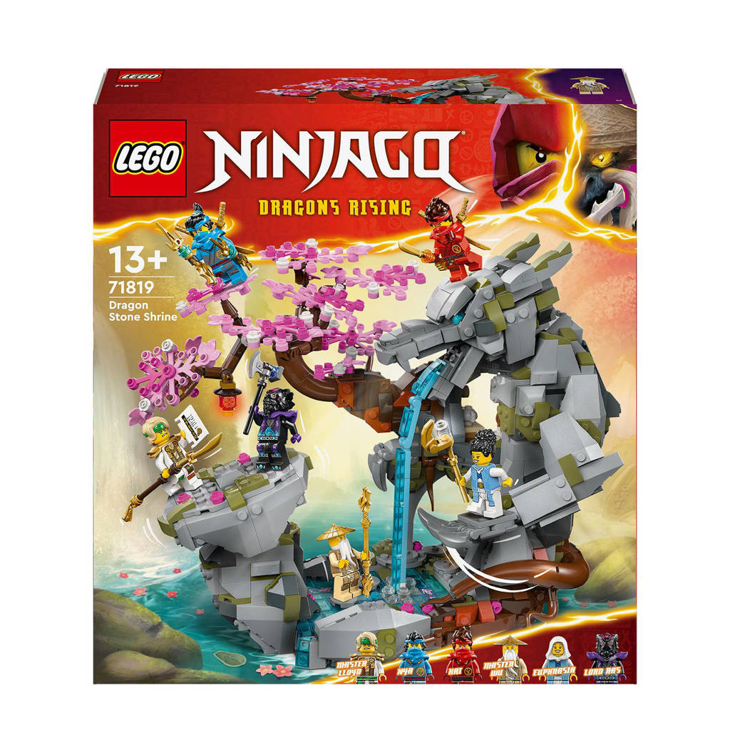 Lego bouwen voor gevorderdenAltaar van de Stenen Draak Speelgoed Set van de Dragons Rising Tv-Serie 71819
