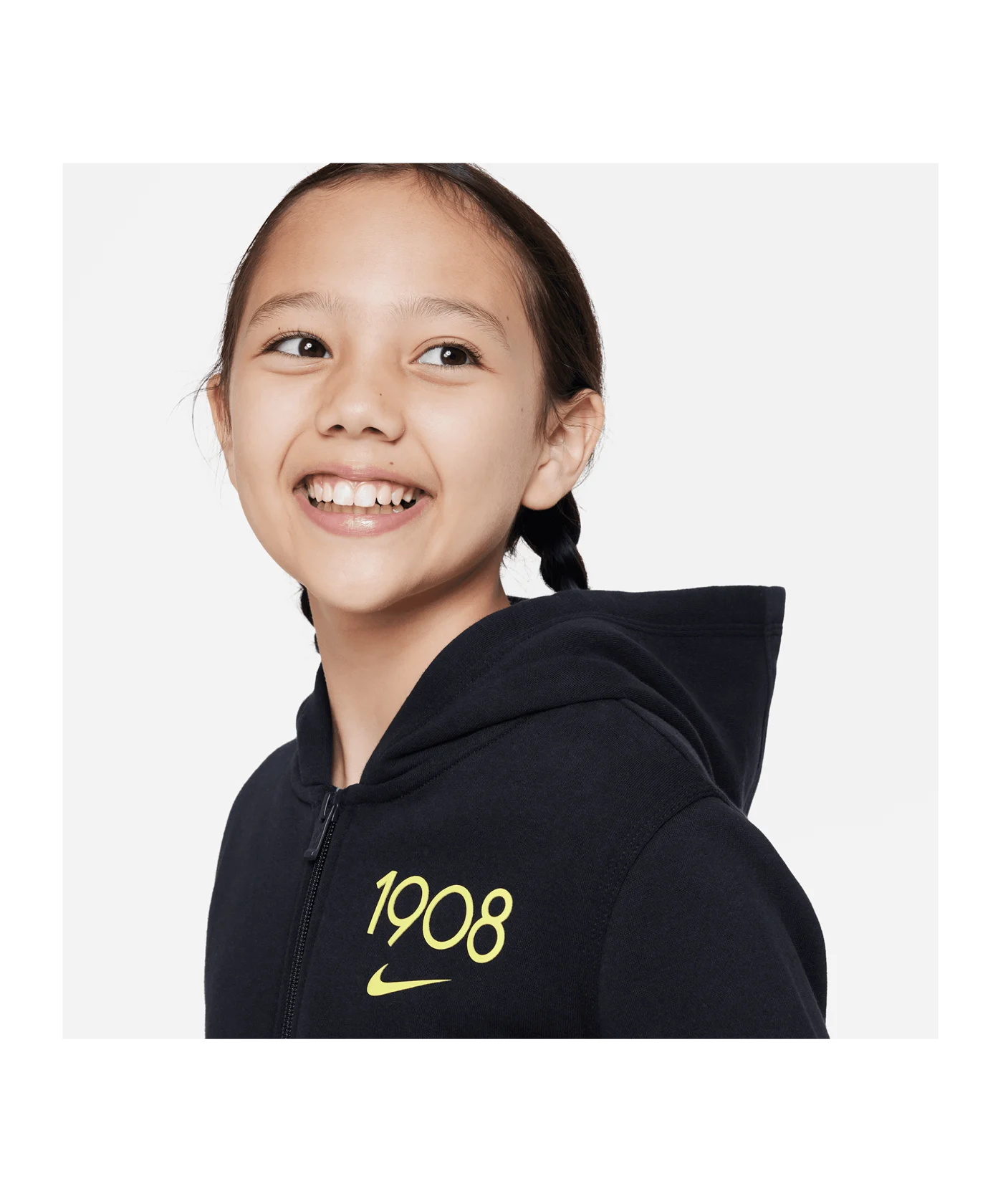 Nike Inter Mailand Kapuzenjacke Kids Schwarz F010