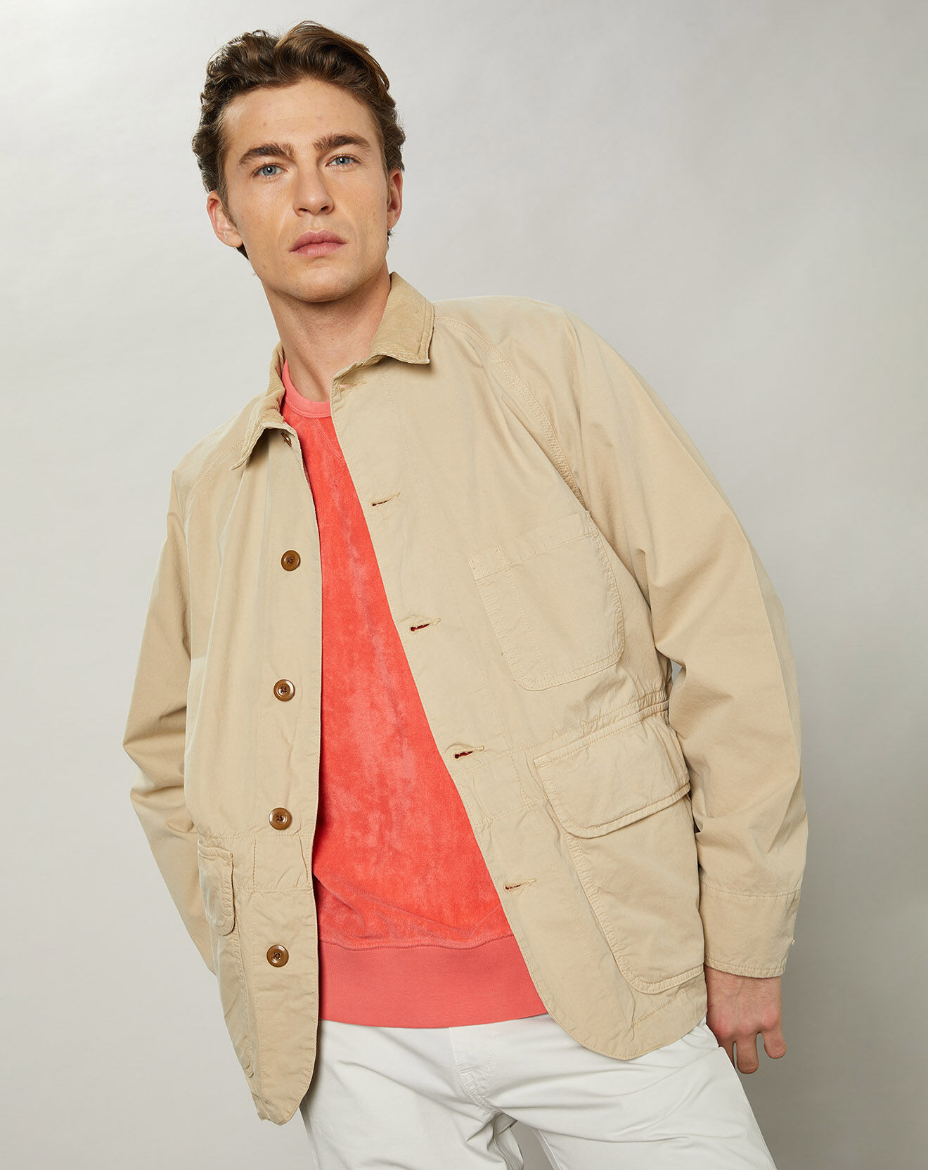Hartford Veste Barn khaki