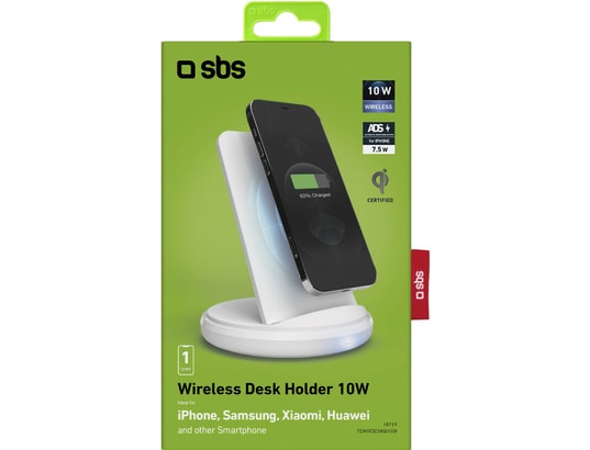 SBS - Chargeur induction avec recharge sans fil de 10 W