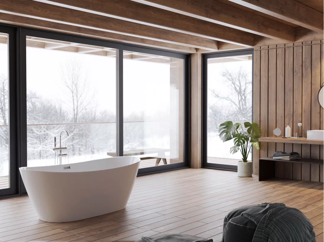 Baignoire îlot ovale VENECIA 170x80cm, by SPALINA