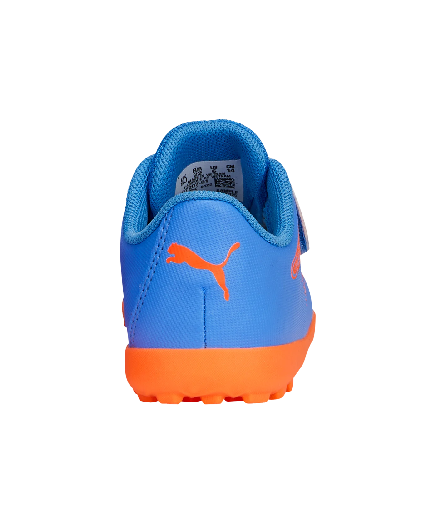 PUMA FUTURE Play TT V Supercharge Baby Jr Kids Blau Orange F01