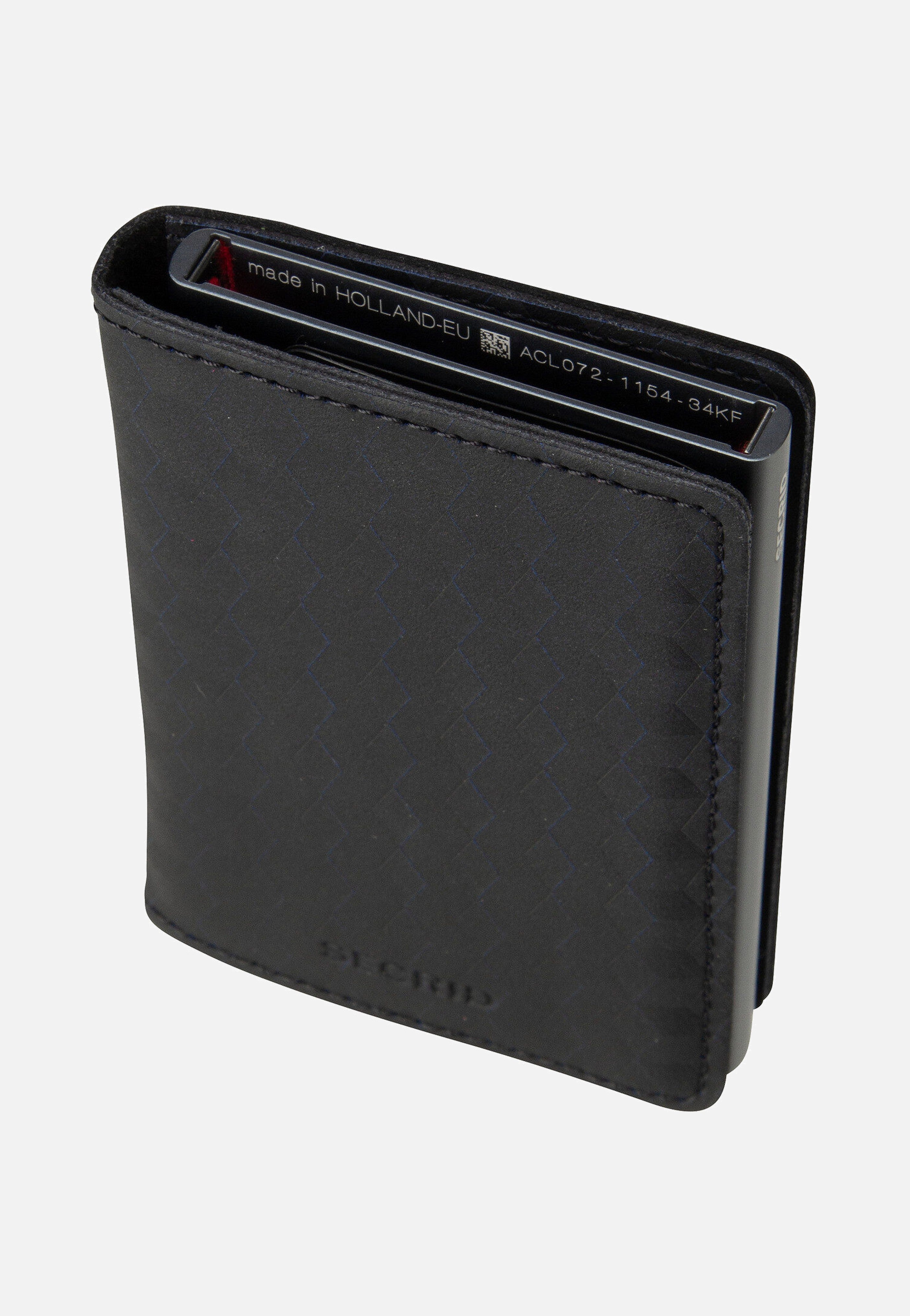 Slimwallet Optical Black-Titanium - Portemonnaie
