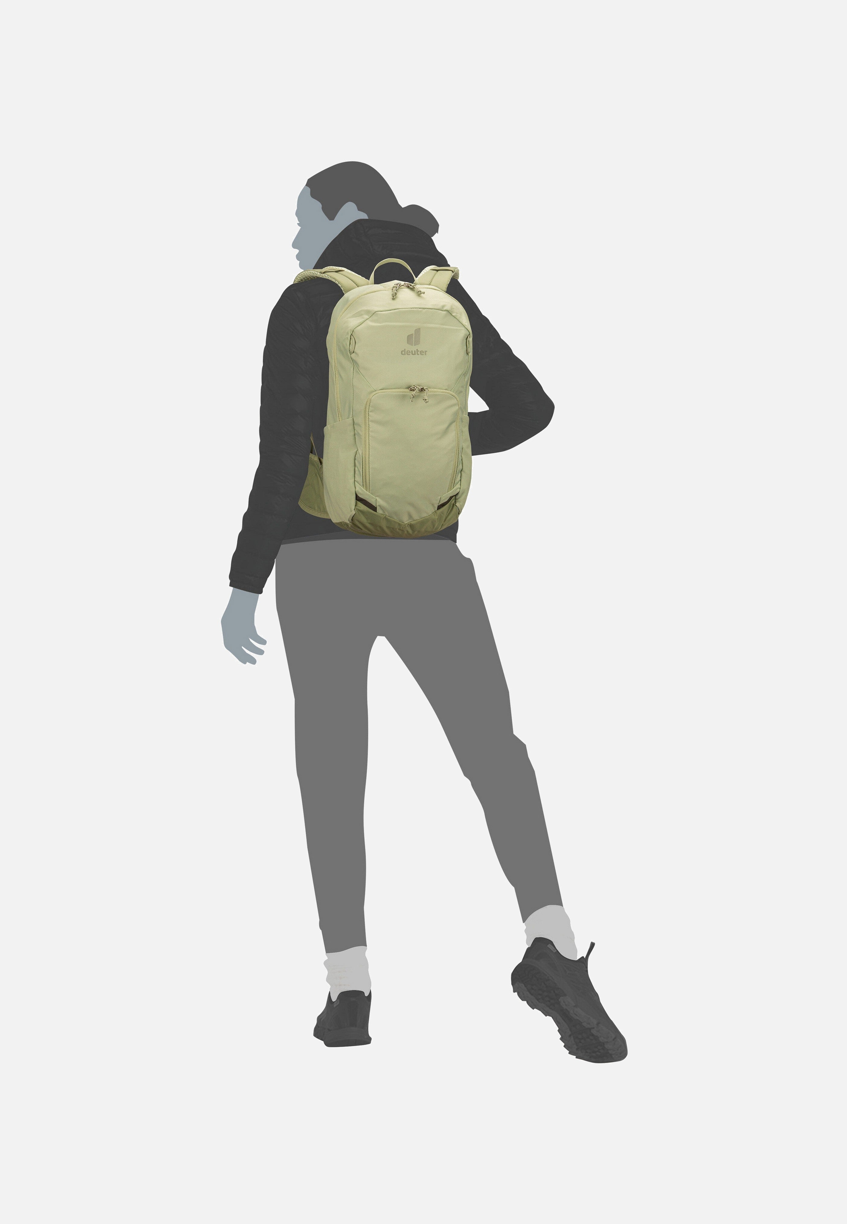 Bike I 16 Mineral/Grove - Rucksack