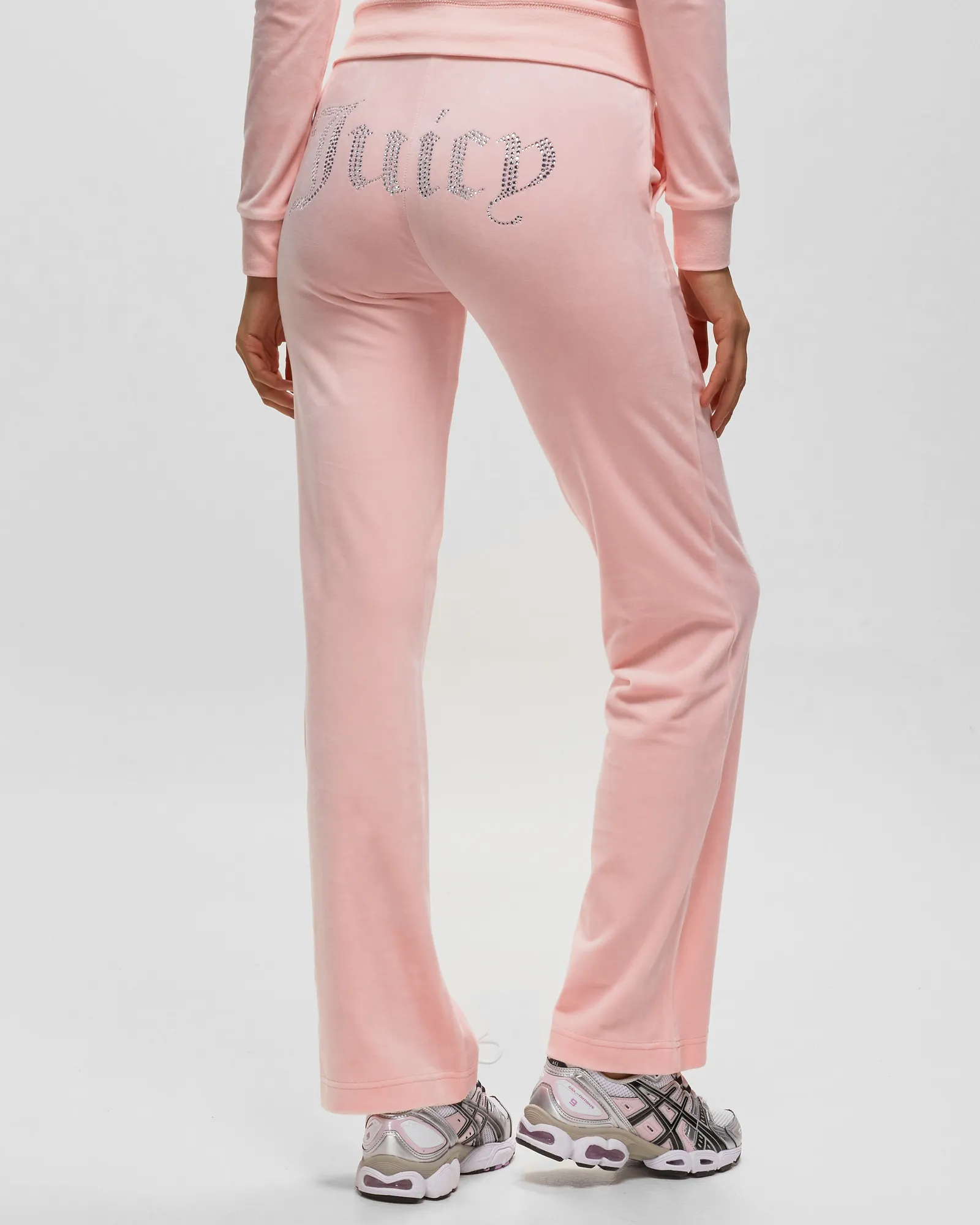 Juicy Couture VELOUR TRACKPANT WITH HEART DIAMANTE