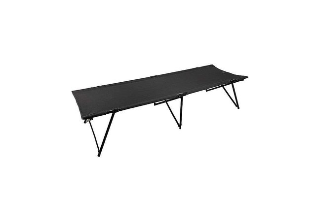 Bo-Camp Feldbett XL 209 x 71 x 45 cm schwarz
