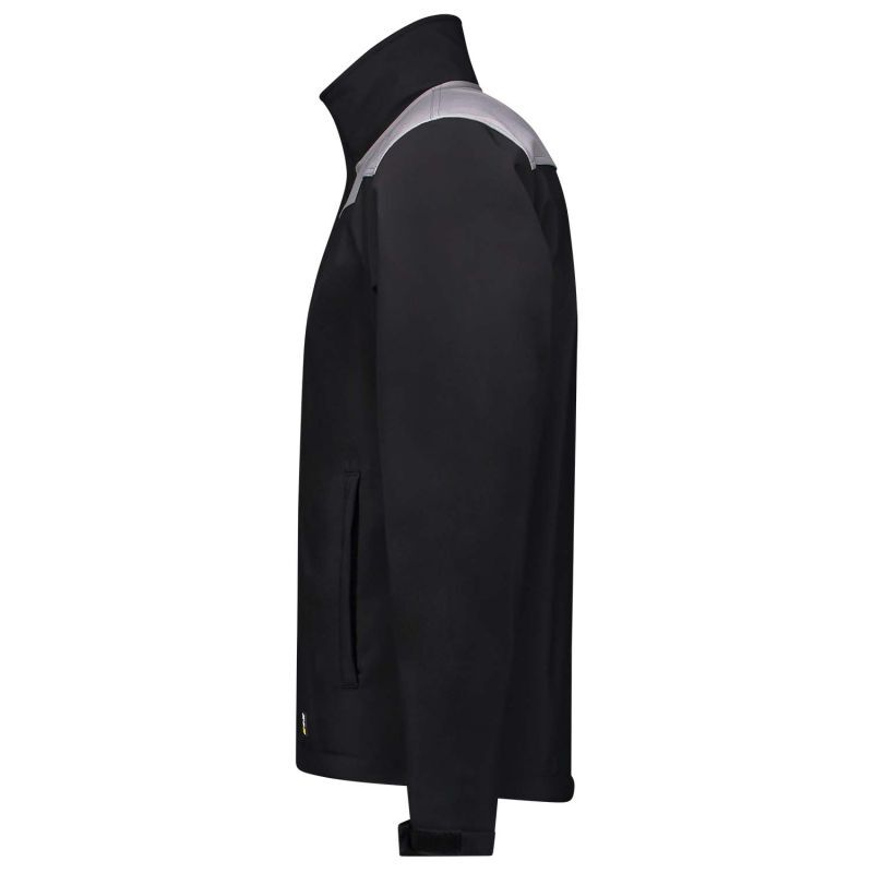 Tricorp Bicolor 402021 - Softshell jas - Zwart Grijs - 3XL