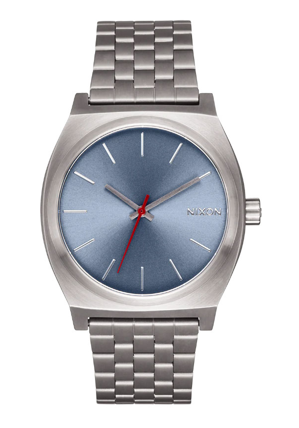 Nixon Time Teller Light Gunmetal / Dusty Blue A0455160