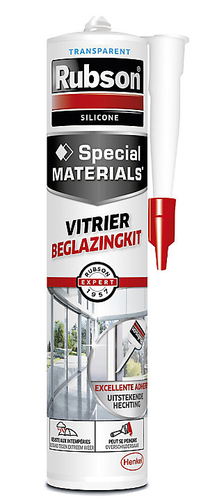 Mastic Rubson Special Materials Vitrier transparent cartouche 280ml
