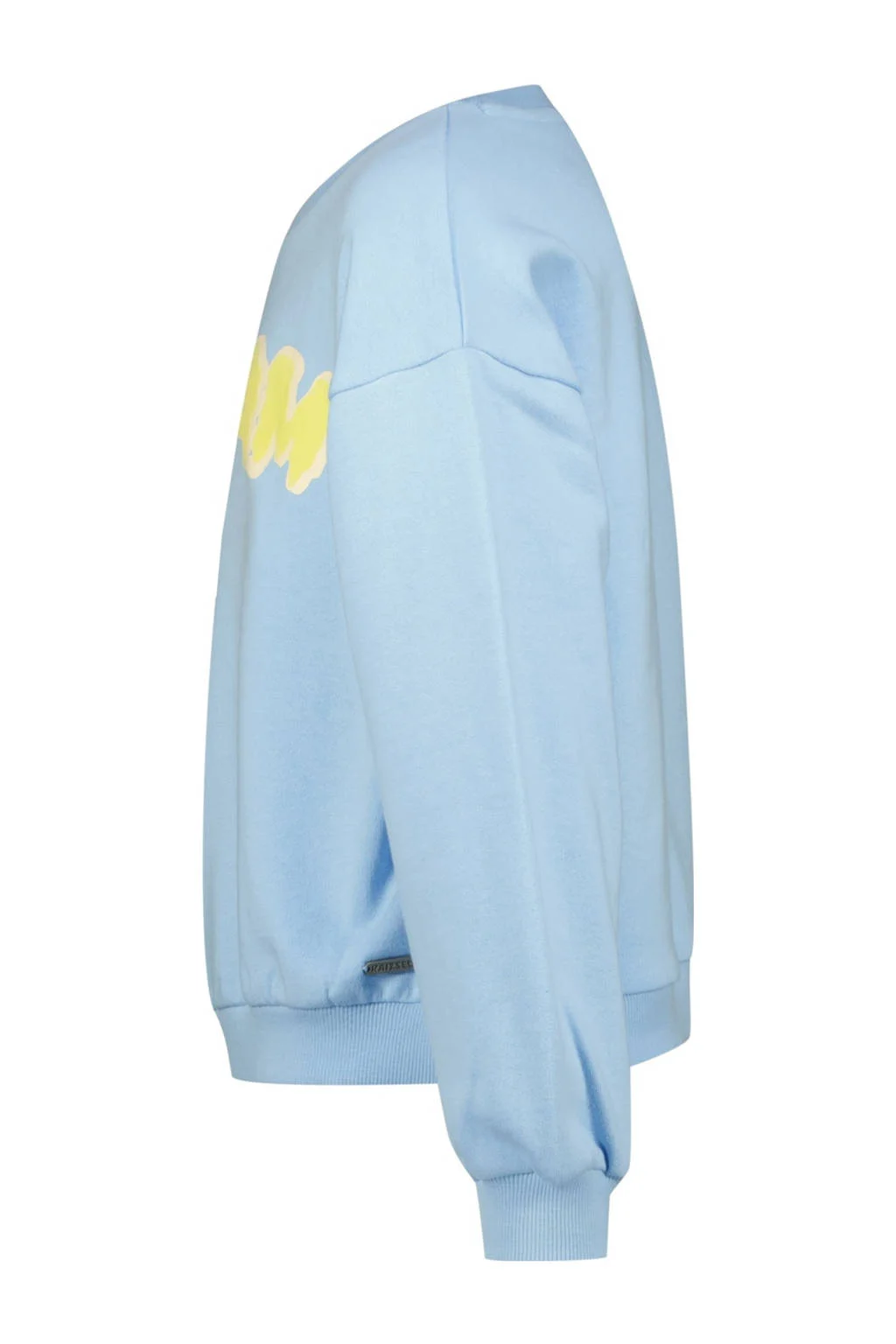 Raizzed sweater lichtblauw