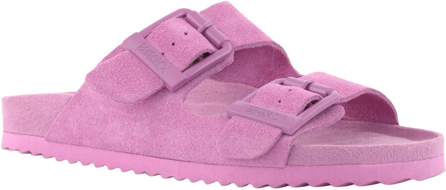 Colors of California suède slippers roze