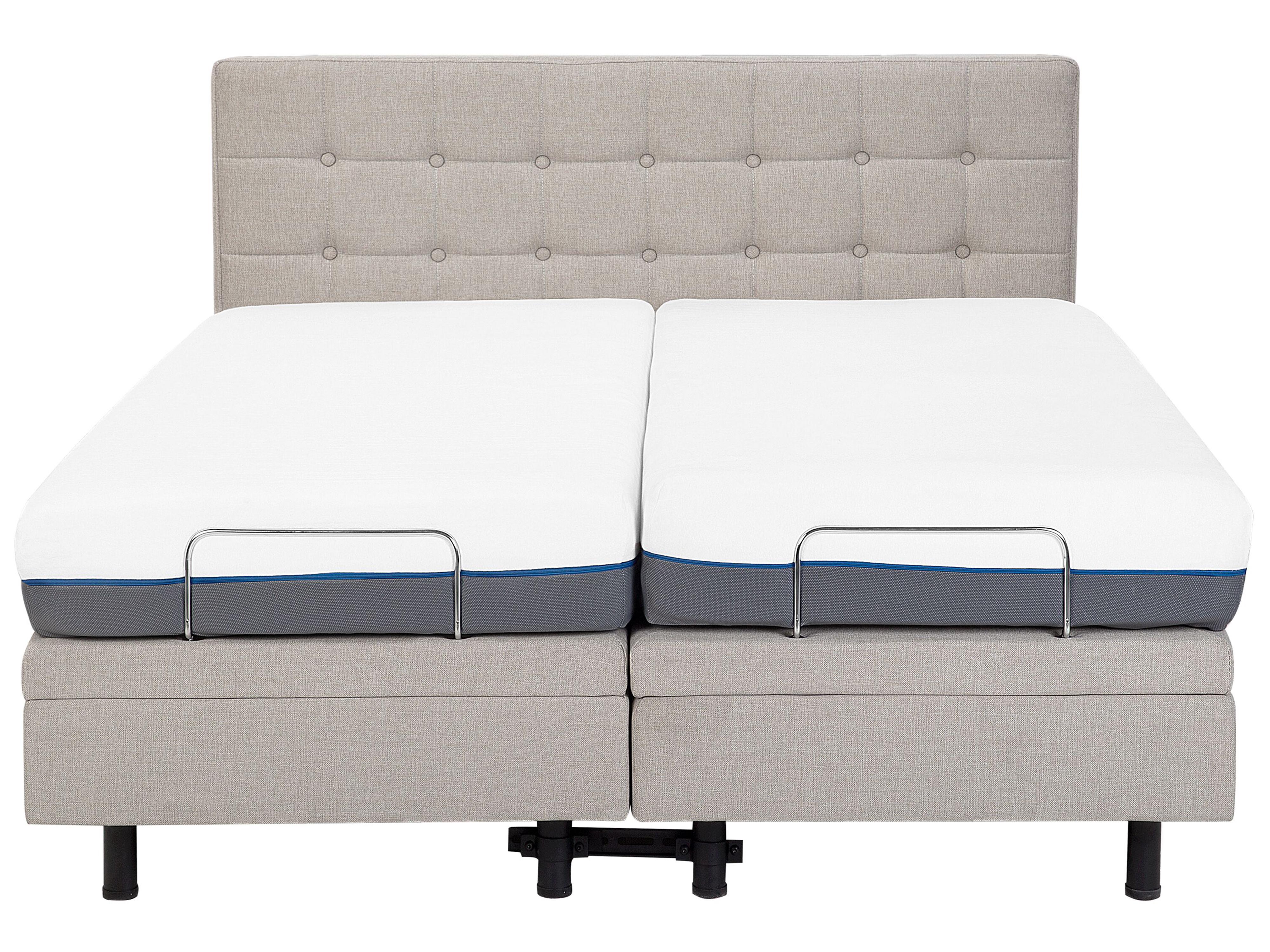 Verstelbaar bed Stof DUKE 180 x 200 cm Beige