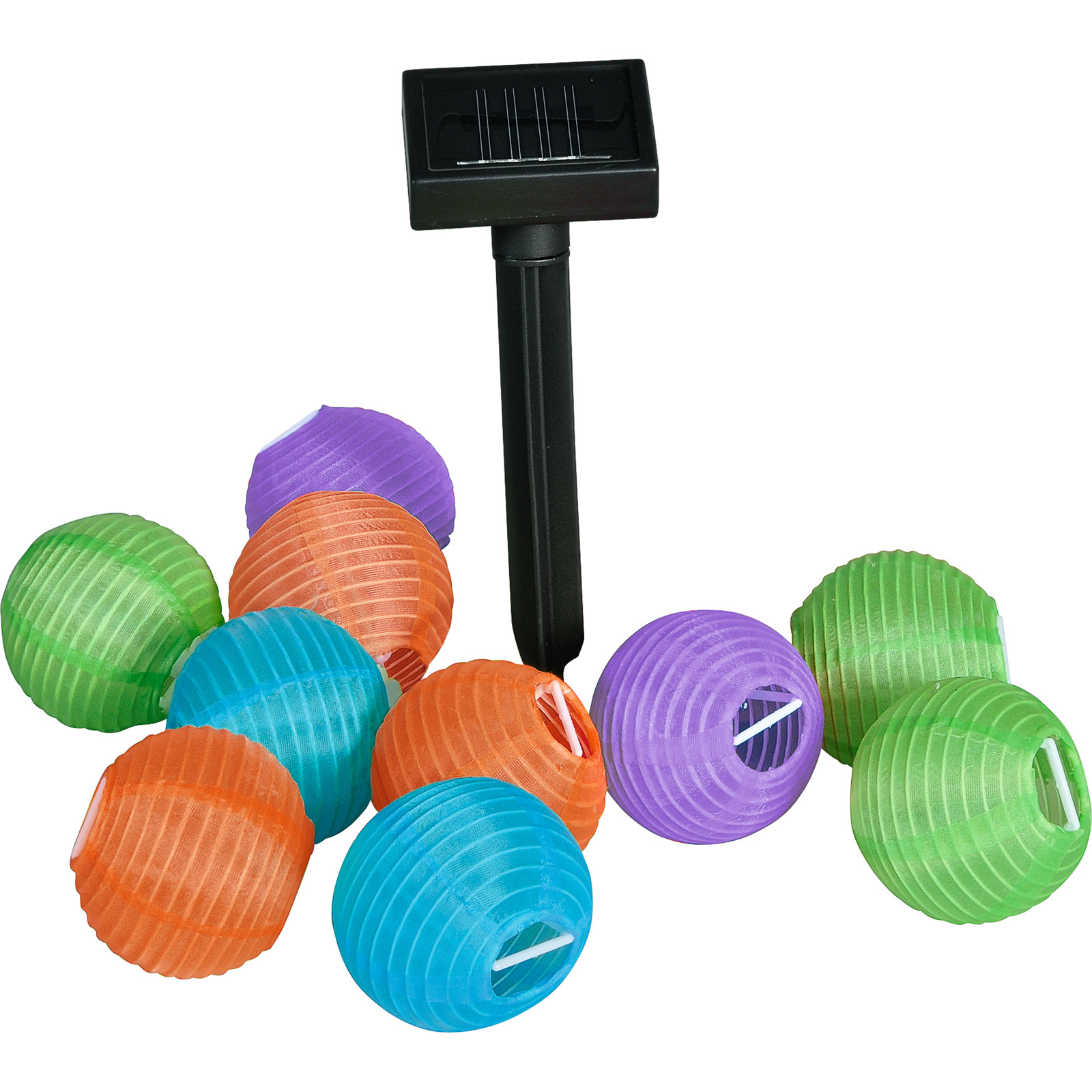 Solar L'Kette farbig, 3m Ø7.5cm