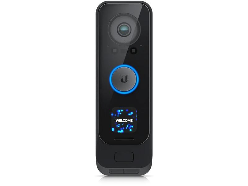 Ubiquiti IP Türstation UVC-G4 Doorbell Pro Schwarz Premium UniFi Türsprechanlage mit erweiterter Paket-Erkennungskamera und integriertem Display