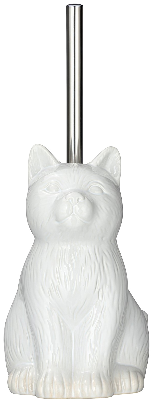 WENKO WC-Garnitur »Cat Weiss« 1 Stk. aus Keramik Keramik
