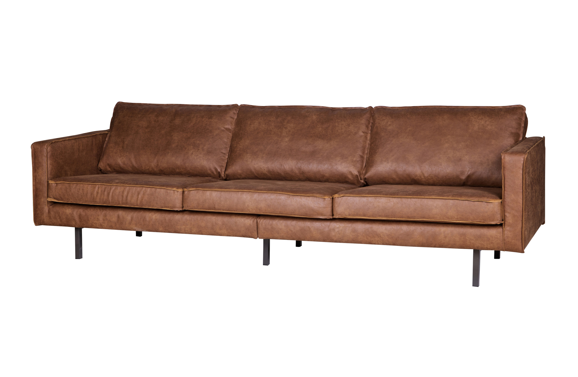Bank Rodeo 3-zits leer - Cognac
