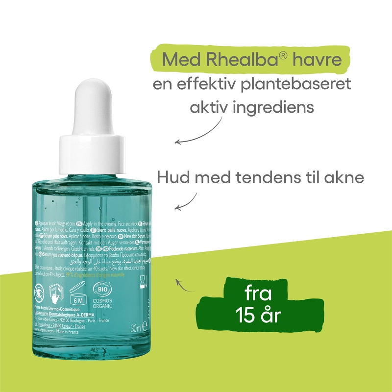 A-DERMA Biology AC Night Peel New Skin Serum 30 ml