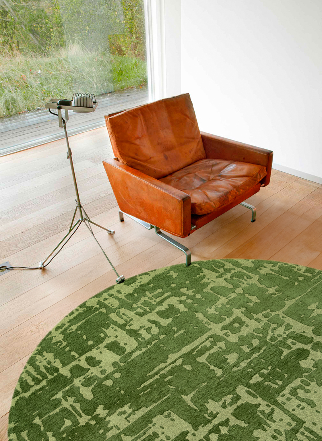 Ecorugs vloerkleed Baobab groen 280x390 cm