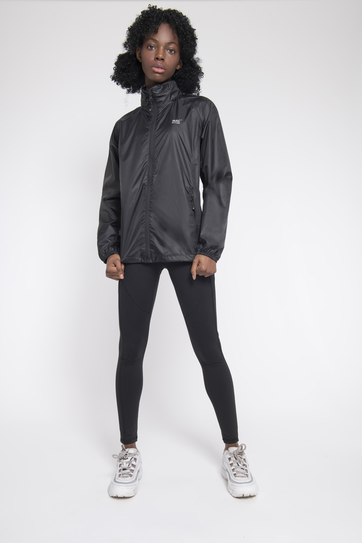 Mac in a Sac black unisex regenjas