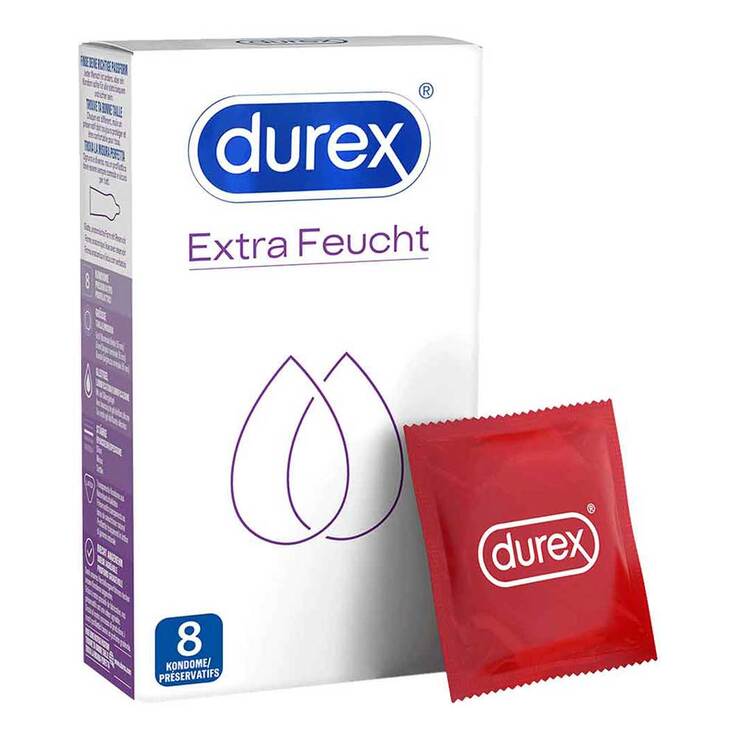 Durex extra feucht Kondome, 8 St