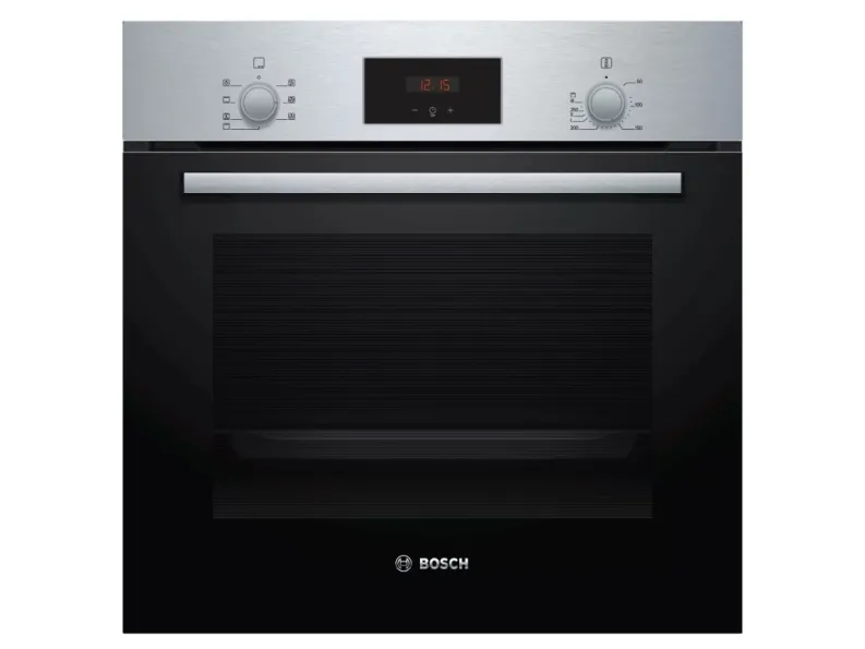 Bosch HBF113BR1S Serie | 2, Indbygningsovn, 60 x 60 cm, rustfrit stål
