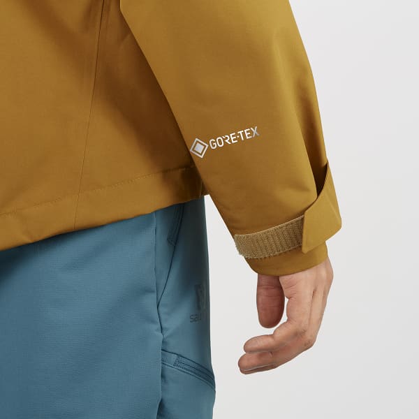 Veste randonnée SALOMON OUTLINE GORE-TEX HYBRID JKT M EBONY/BRONZE B