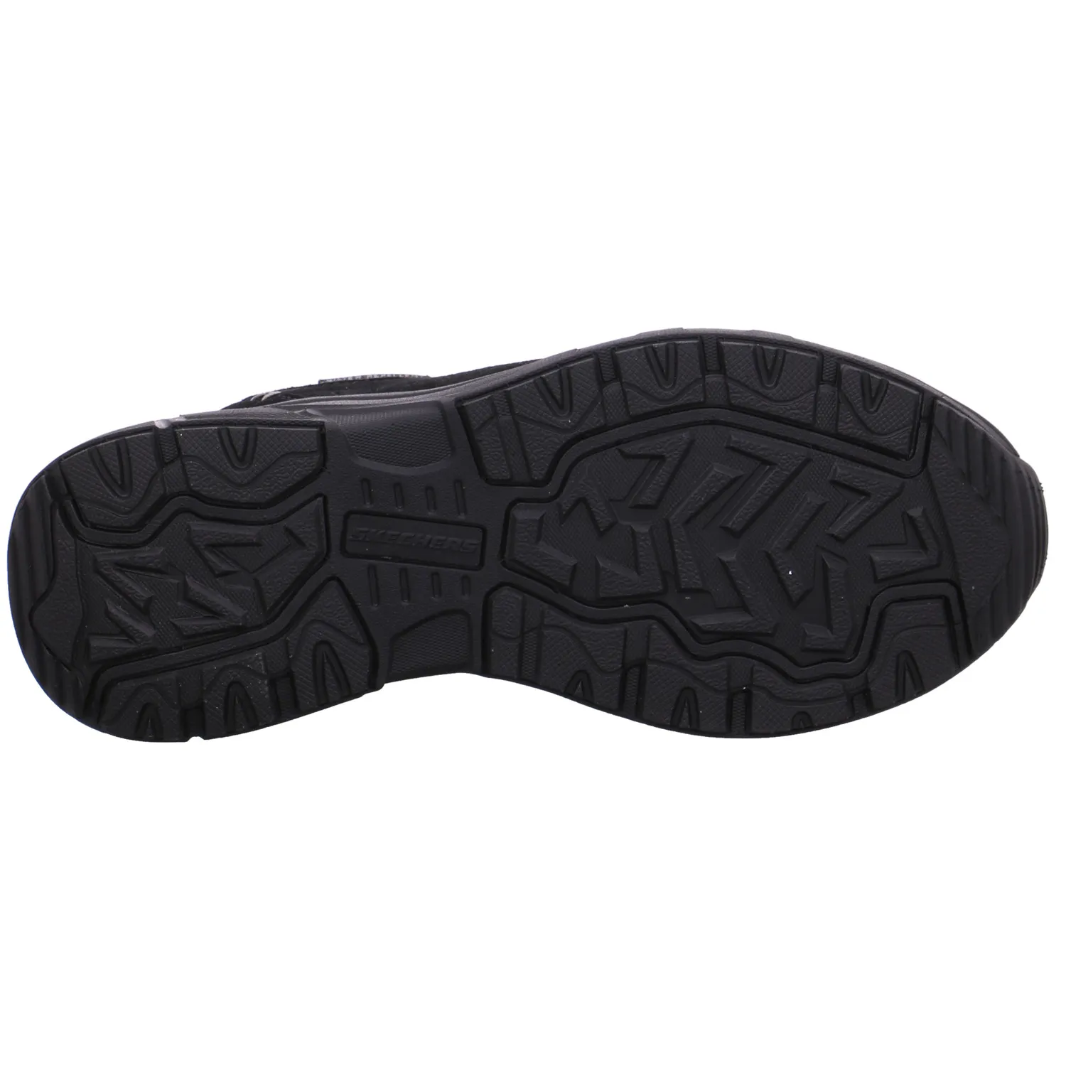SKECHERS Halbschuh-Schlüpfer Schwarz Leder