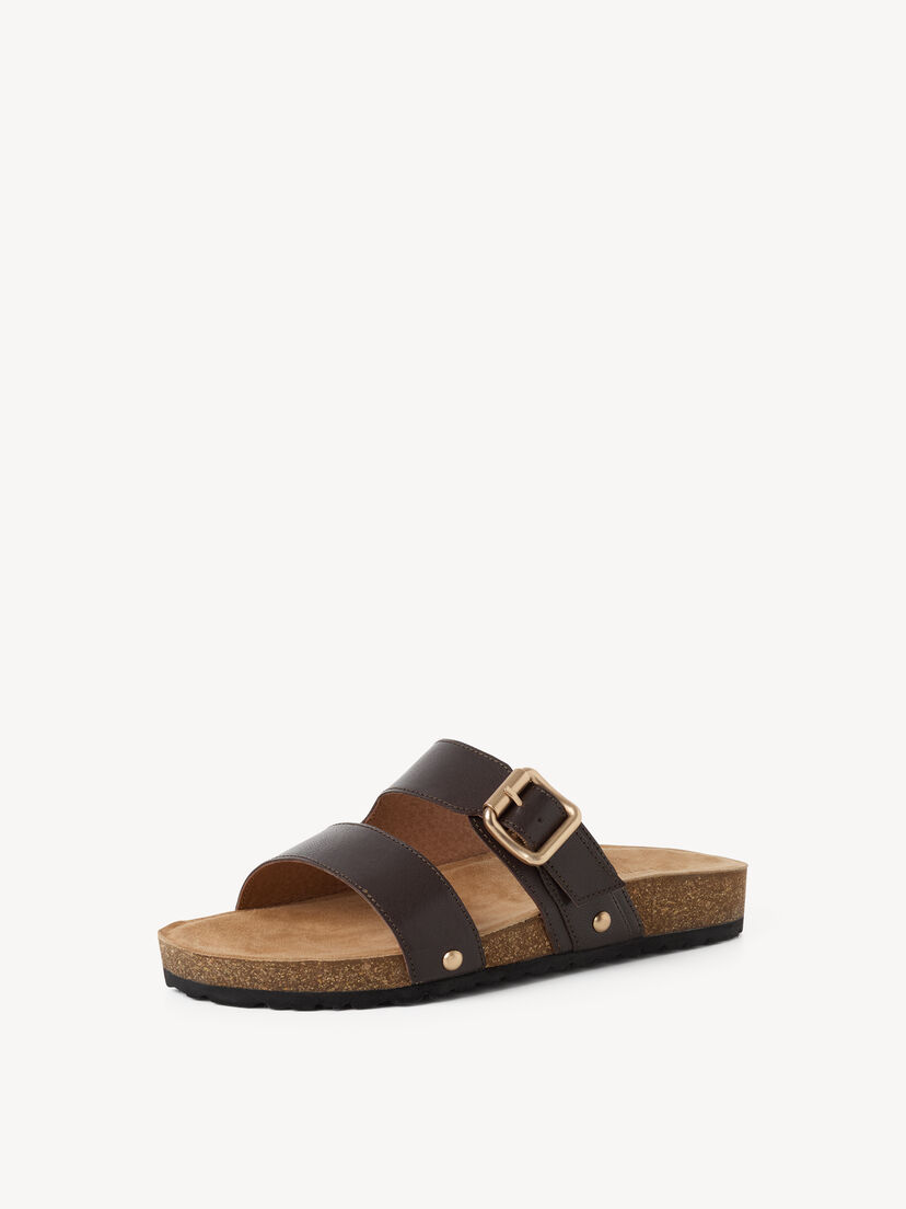 Leren Slipper - bruin