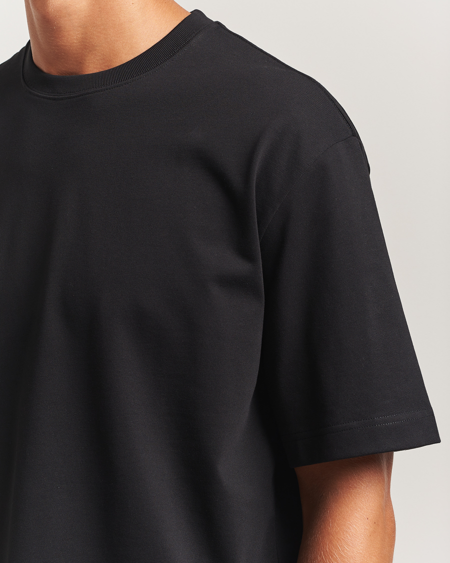 Filippa K Heavy Cotton Crew Neck T-Shirt Black